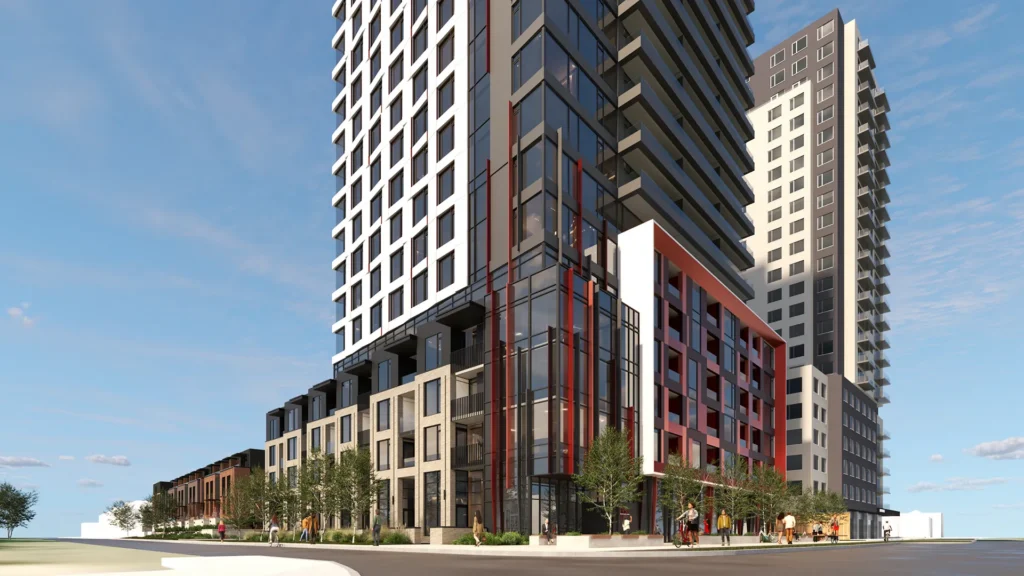 1950 Scott Street Scene at Dusk