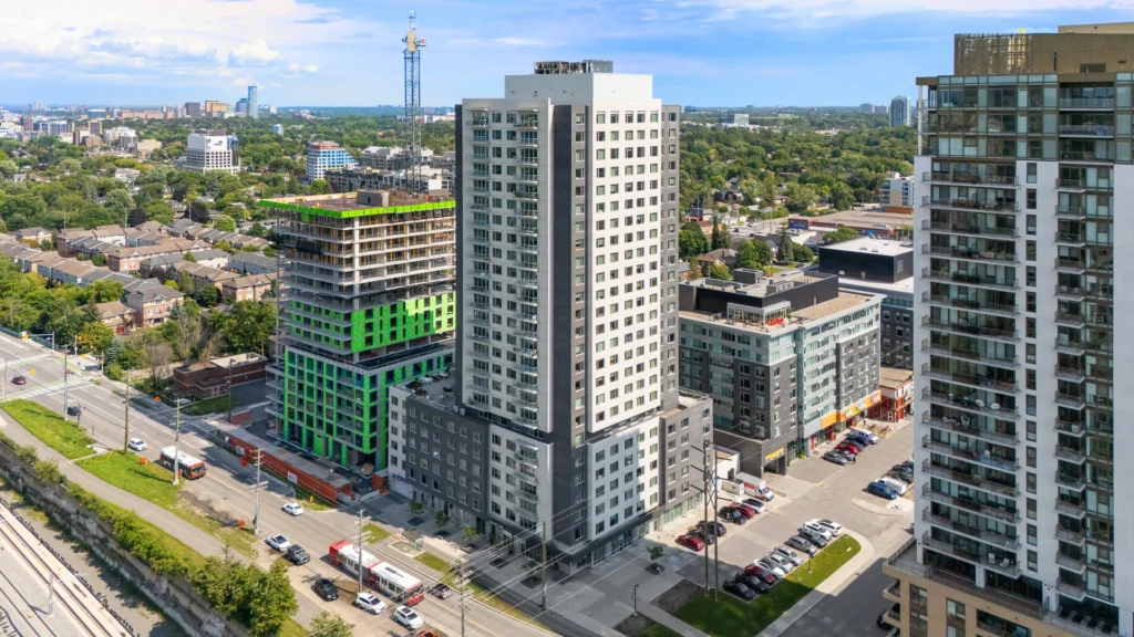 Aerial photo of Westboro Connection in Ottawa